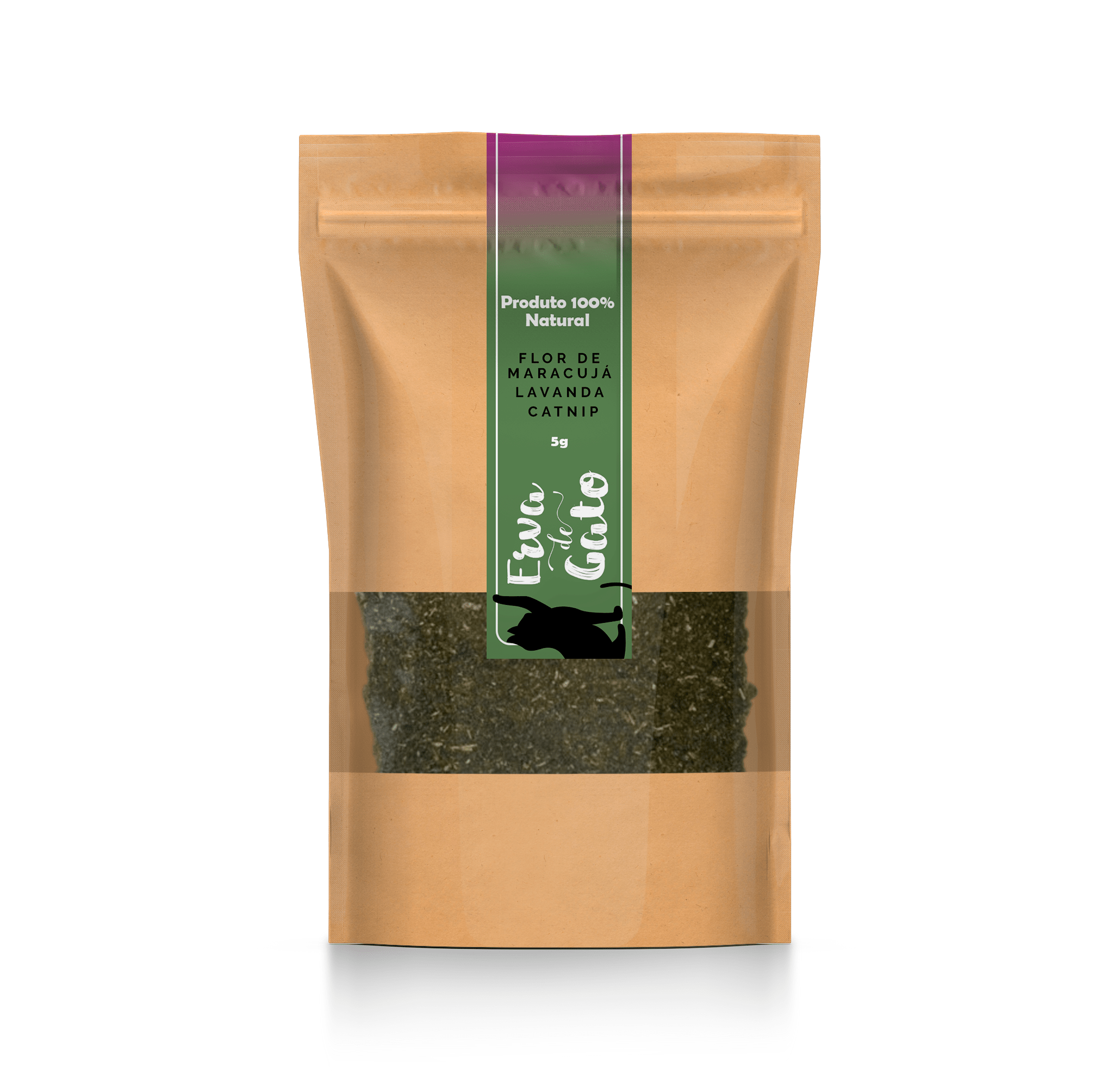 Catnip com flor de maracujá e lavanda para acalmar seu gatinho